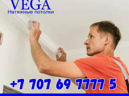 Клеим галтель. Компания Vega