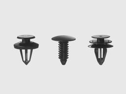 Клипсы, пистоны, втулки, фиксаторы, заклёпки, колёсные гайки, болты, шпильки, секретки.