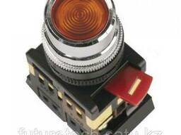 Кнопка Ablfs-22 (красный неон) IEK (10/200)