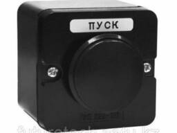 Кнопка ПКЕ 222-1 (грибок черный)