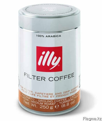 Кофе молотый фильтр illy