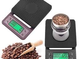 Таймермен кофе таразысы 5 кг / қадам 0,1 г дейін