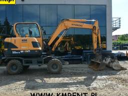 Колесный экскаватор HYUNDAI ROBEX 55W-9