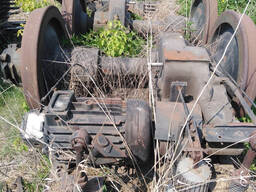 Колесные пары ЖД крана КДЭ с редуктором