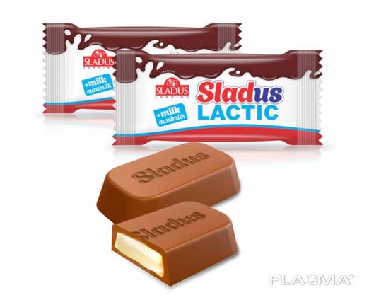 Конфеты с начинкой "LACTIC"