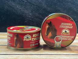 Консервы мясные-Конина тушеная 325 грамм