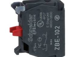 Контактный блок 1НЗ, винтовой зажим ZBE102 Schneider Electric