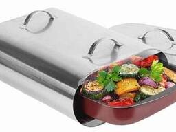 Коптильня-духовка на костре 2 в 1 УЗБИ "Торпеда" с противнем, 12 л