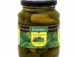 Корнишоны маринованные с/б, ж/б 1-4 см/ 3-6 см/