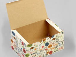 Коробка для куриных крыльев (с логотипом)