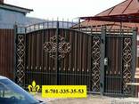 Кованные и ажурные ворота с калиткой - фото 3