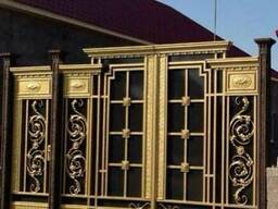 Кованые ворота и калитка " Цезарь"- 300.000.