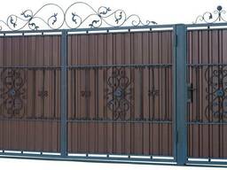 Кованые ворота и калитка " Самрук"- 180.000.