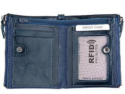 Кожаное портмоне от воровства с банковских карт RFID/Кошелек