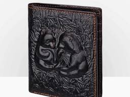 Кожаное портмоне. Винтажная Натуральная кожа. Кошелек. Отличный подарок. Kaspi