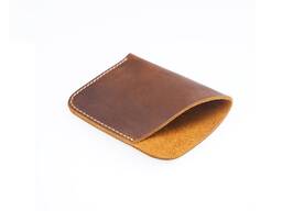 Кожаный кардхолдер "Easy". Маленькое портмоне. Картхолдер. Kaspi RED