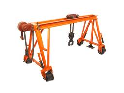 Козловой кран ручной КР железнодорожный