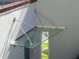 Козырьки и навесы из стекла - фото 2