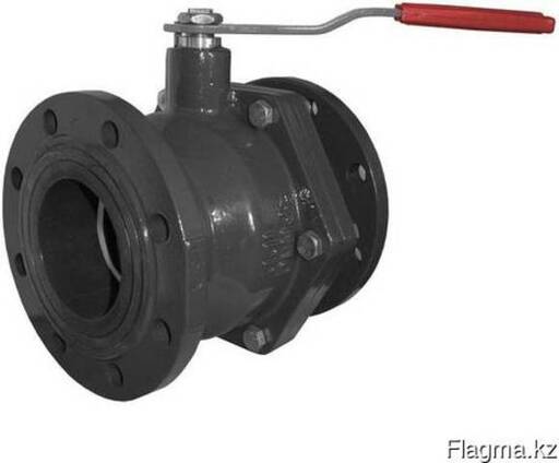 Кран чугунный шаровой Zetkama V565 V565-080 Ду 80 Ру 16