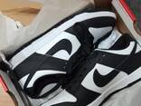 Кроссовки Nike Dunk low Black White - photo 1