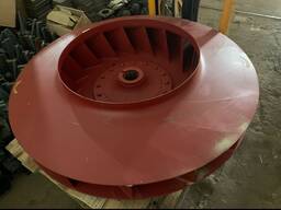 Крыльчатка дымососа рабочее колесо вентилятора