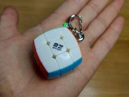 Кубик Рубика - брелок QiYi MoFangGe 3x3x3. Куб. Головоломка. Подарок.