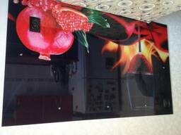 Кухонные фартуки из стекла с фотопечатью в Петропавловске.