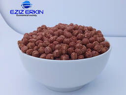 Кукурузные шарики с вкусом какао