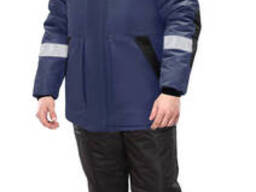 Куртка зимн Сириус-Комфорт удлин/ т.синяя р. 48-50/170-176