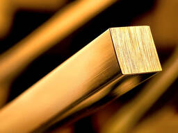 Квадрат бронзовый Стор: 1,2-40 мм, Марка: БрОЦ4-3; БрАМц9-2; БрХ1… в Караганде