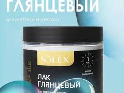Лак глянцевый Solex для мебели и декора 500 г