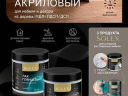 Лак матовый Solex для мебели и декора 500 г