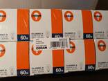 Лампа накаливания OSRAM 60W, лампочка топ качество - фото 1