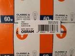 Лампа накаливания OSRAM 60W, лампочка топ качество - фото 3