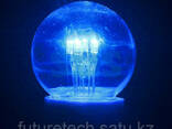 Лампа шар e27 6 LED Ø45мм - синяя, прозрачная колба. .. - фото 1