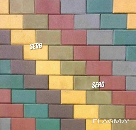 Кирпичик вибропрессованная-прессованная брусчатка