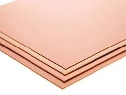 Латунный лист Толщ: 0,05-200 мм, Раскр: 0.6х1.5; 0.6хДлину…, Марка: Л63; Л63м… в Актобе