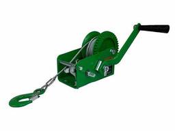 Лебедка ручная барабанная Hitch HW 1100, 1100 кг, канат 10 м