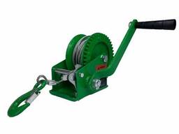 Лебедка ручная барабанная Hitch HW 700, 700 кг, канат 10 м