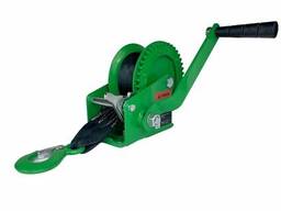 Лебедка ручная барабанная Hitch HW 500, 500 кг, лента 10 м