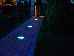 Led брусчатка светящаяся прозрачная 20*20*4 см