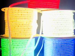 LED лента SMD 2835 Лента светодиодная 220 в. В ПВХ оболочке