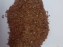 Лен коричневый