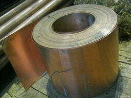 Лента медная М1, М1М, от 0,1*30мм до 3*115мм