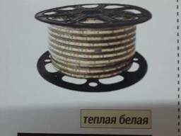 Лента светодиодная 3014 белая тёплая (бухта 100 м)