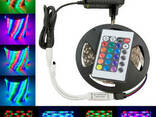 Лента светодиодная RGB с пультом и блоком питания LED Strip - фото 1