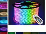 Ленты светодиодные RGB 220 в. Ленты в ПВХ оболочке разноцветные. Тип: Econom 8 мм - фото 2