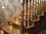 Лестницы из дуба на заказ - фото 3