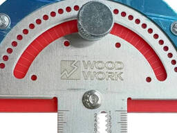 Линейка разметочная 500 мм с транспортиром Woodwork RUL-50P
