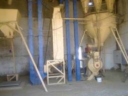 Линия по гранулированию соломы и сена на базе пресса ОГМ-1,5